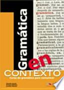 Libro Gramática en contexto