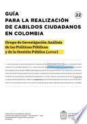 Libro Guía para la realización de cabildos ciudadanos en Colombia