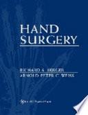 Libro Hand Surgery