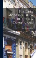 Libro Historia Moderna de la Republica Dominicana