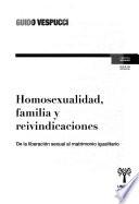 Libro Homosexualidad, familia y revindicaciones