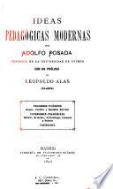 Libro Ideas pedagógicas modernas