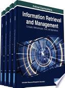 Libro Information Retrieval and Management: Concepts, Methodologies, Tools, and Applications