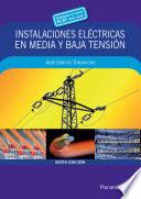 Libro Instalaciones eléctricas en media y baja tensión