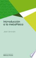 Libro Introducción a la metafísica