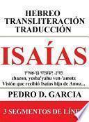 Libro Isaías: Hebreo Transliteración Traducción