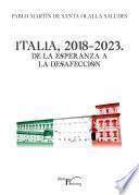 Libro Italia, 2018-2023. De la esperanza a la desafección