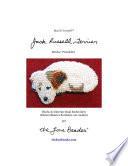 JACK RUSSELL Terrier Tutorial de bordado con cuentas del prendedor o pendiente de perro