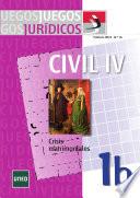Libro Juegos jurídicos. Derecho civil IV: crisis matrimoniales 1b