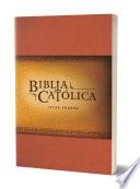 Libro La Biblia Católica: Tapa blanda, tamaño grande, Edición letra grande. Rústica, r oja / Catholic Bible
