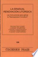 Libro La Gradual renovación litúrgica