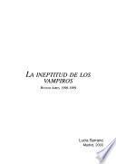 Libro La ineptitud de los vampiros