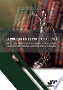 Libro La prueba en el proceso penal