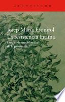 Libro La resistencia íntima