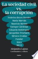 Libro La sociedad civil vs. la corrupción