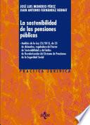 Libro La sostenibilidad de las pensiones públicas