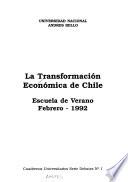 Libro La Transformación económica de Chile