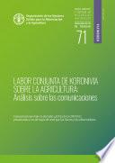 Libro Labor conjunta de Koronivia sobre la agricultura: Análisis sobre las comunicaciones