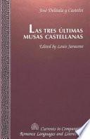 Libro Las tres últimas musas castellanas