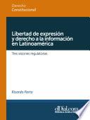 Libro Libertad de expresión y derecho a la información en Latinoamérica