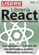 Libro Librería React. Simplifica el desarrollo Front-End - Vol.3