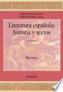 Libro Literatura española: Barroco