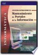 Libro Mantenimiento de portales de la información