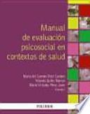 Libro Manual de evaluación psicosocial en contextos de salud