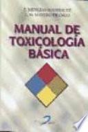 Libro Manual de toxicología básica