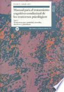 Libro Manual para el Tratamiento Cognitivo-Conductual de los Trastornos Psicologicos