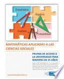 Libro Matemáticas aplicadas a las Ciencias Sociales