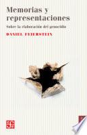 Libro Memorias y representaciones