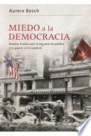 Libro Miedo a la democracia