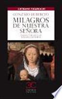 Libro Milagros de Nuestra Señora