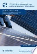 Libro Montaje mecánico en instalaciones solares fotovoltaicas. ENAE0108