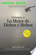 Libro MUESTRA DE LO MEJOR DE DICHOS Y BICHOS VOLUMEN 2