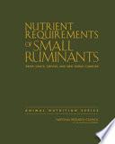 Libro Nutrient Requirements of Small Ruminants