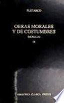 Libro Obras morales y de costumbres