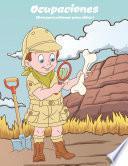 Libro Ocupaciones libro para colorear para niños 1