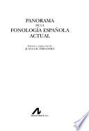 Libro Panorama de la fonología española actual