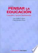 Libro Pensar la educación