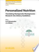 Libro Personalized Nutrition