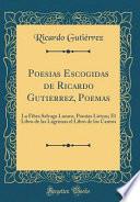 Libro Poesias Escogidas de Ricardo Gutierrez, Poemas