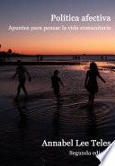 Libro Política afectiva