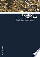 Libro Política cultural