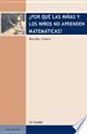 Libro ¿Por qué las niñas y los niños no aprenden matemáticas?