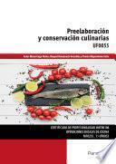Libro Preelaboración y conservación culinarias