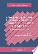 Libro Principios impositivos de justicia y eficiencia: fundamentos, conflicto y proyección.Un enfoque transdiciplinar