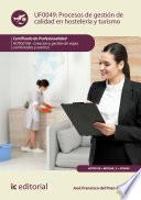 Libro Procesos de gestión de calidad en hostelería y turismo. HOTG0108