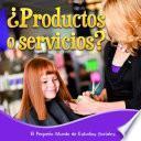 Libro Productos o servicios?